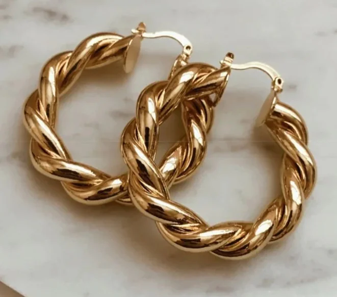 Crystal Hoop Earrings