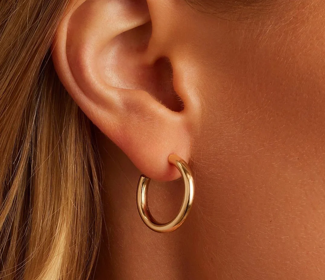 Crystal Hoop Earrings