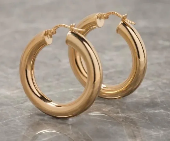 Crystal Hoop Earrings